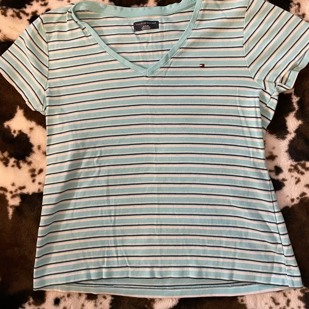 Tommy Hilfiger striped tshirt in XL